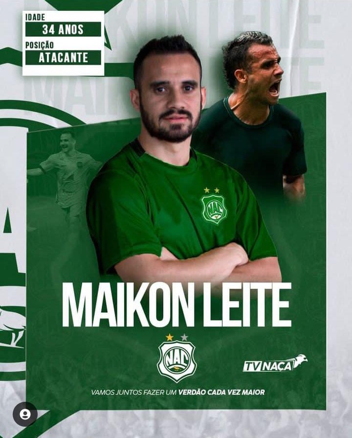 Com Maikon Leite e Mauro Iguatu confirmados, elenco do Nacional de