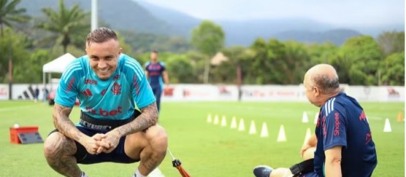 Flamengo n�o pretende renovar com Cebolinha, que tem chance de sair no meio do ano