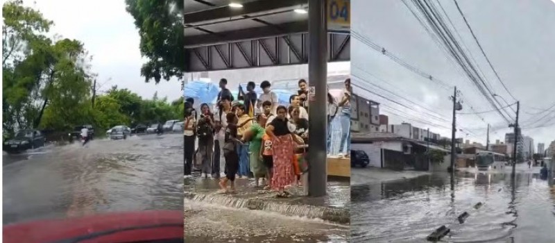 Jo�o Pessoa registra volume de chuva 63% acima da m�dia hist�rica de abril