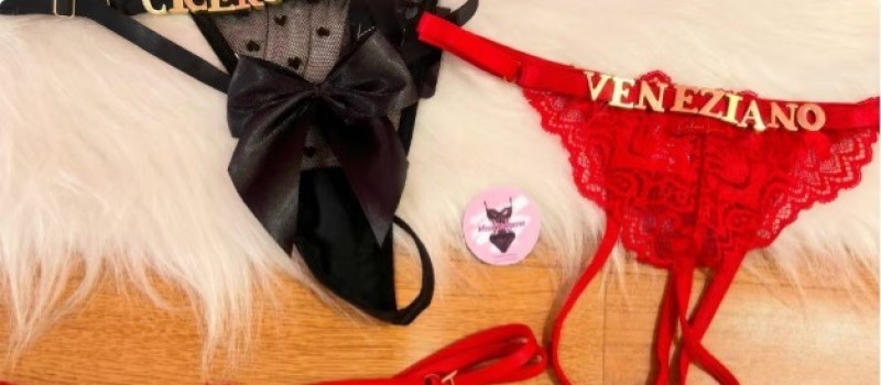 Loja paraibana faz sucesso com calcinhas personalizadas com nomes de candidatos