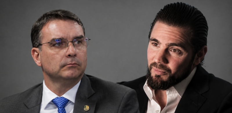 Presidenci�vel Fl�vio Bolsonaro usou verba do Senado para visitar banqueiro Vorcaro