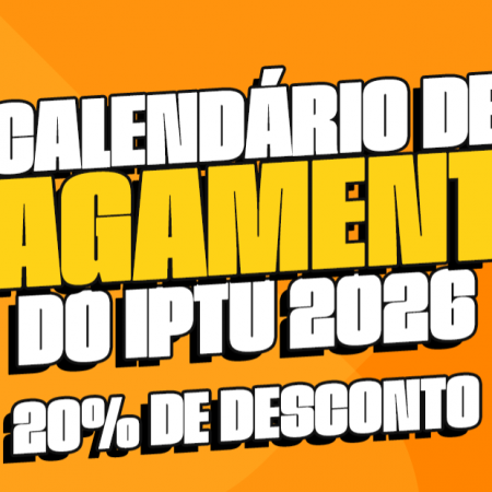 Aten��o para os prazos de pagamento de IPTU em Patos para concorrer a carro e motos