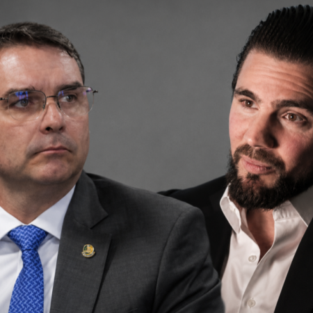 Presidenci�vel Fl�vio Bolsonaro usou verba do Senado para visitar banqueiro Vorcaro