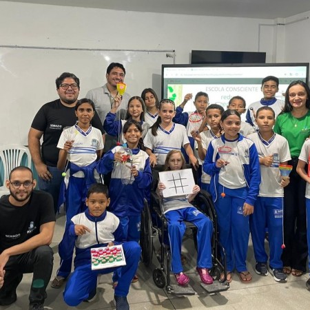 Campanha 'Escola Consciente' leva a��o de educa��o ambiental �s escolas de Patos 