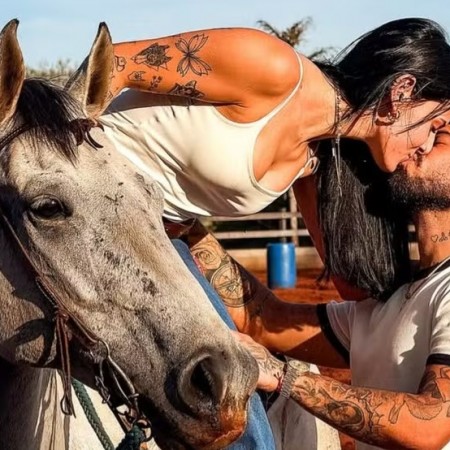 Z Felipe comemora aniversrio de Ana Castela com declarao apaixonada e foto indita