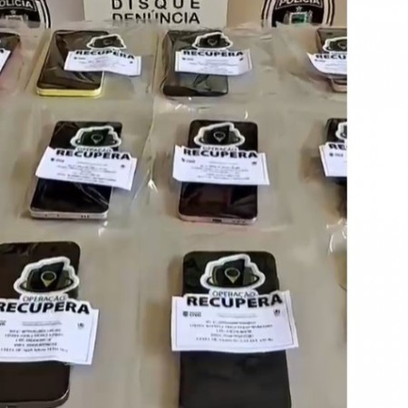 Polcia Civil de Patos devolve mais celulares roubados aos donos na Operao Recupera