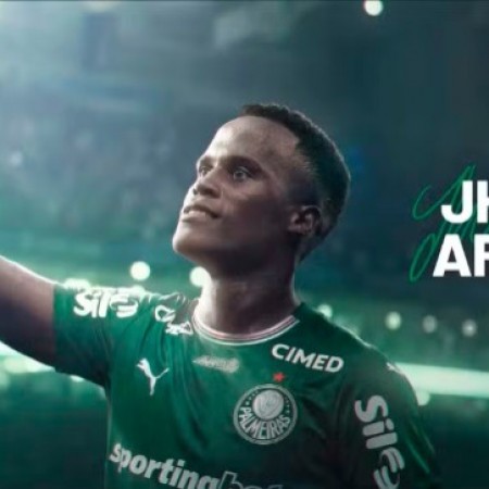 Palmeiras anuncia a contrata��o do meia-atacante Jhon Arias