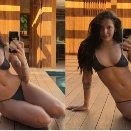 Ana Castela exibe cliques de biqu�ni e brinca sobre treino: 'T� malhando igual doida'