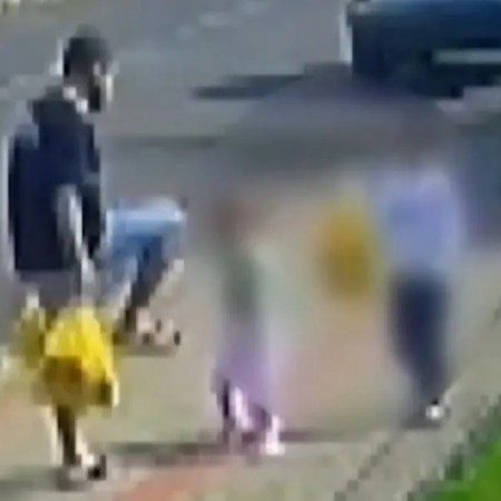 Pai flagrado chutando a pr�pria filha de tr�s anos � preso por les�o corporal no PR