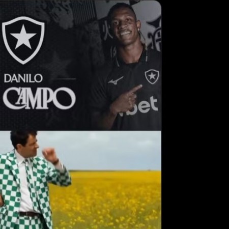Botafogo provoca Palmeiras ap�s Danilo chegar a 13 jogos no Brasileir�o