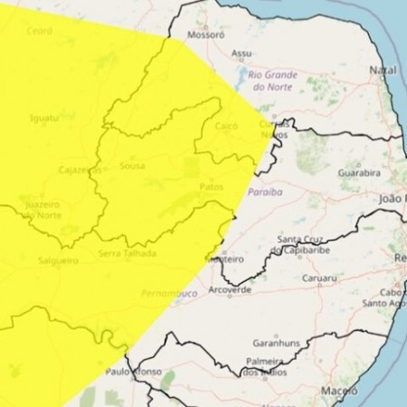 Patos e mais 89 cidades est�o sob alerta hoje e tem umidade do ar abaixo de 30%