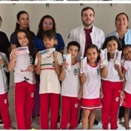 Escola da Rede Municipal de Cacimba de Areia recebe a��es do Programa Sa�de na Escola 