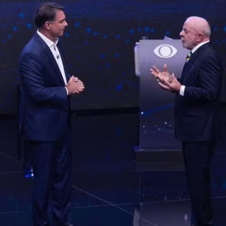 Trackings p�s-debate mostram empate entre Lula e Fl�vio Bolsonaro na disputa presidencial