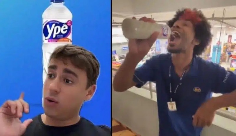 Yp�: beber detergente pode levar � morte, alerta infectologista