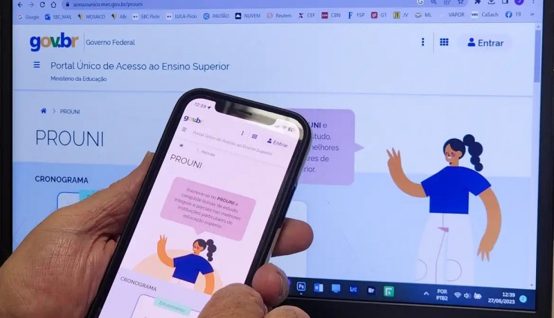 Prouni 2026: MEC divulga 226 mil pr�-selecionados na primeira chamada