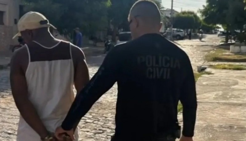 Pol�cia Civil prende homem condenado por crimes patrimoniais em Patos