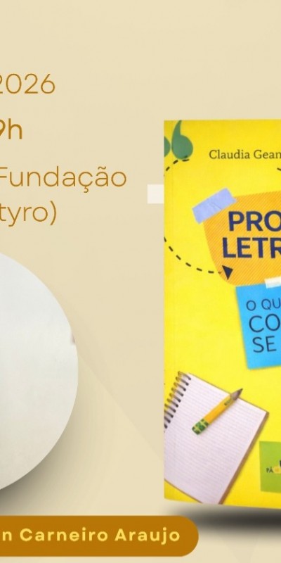 Professora Claudia Gean lan�a livro em Patos sobre projeto de letramento nesta sexta (24)
